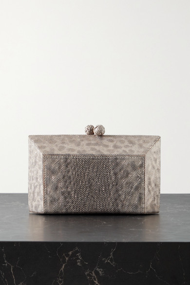 snake print clutch