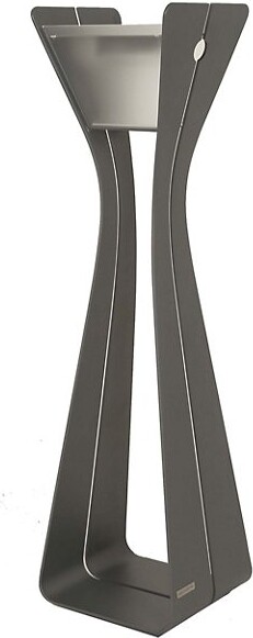 Les Jardins Bloom Outdoor LED Floor Lamp in Grey