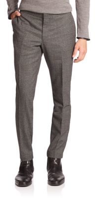 The Kooples Houndstooth Wool Trousers