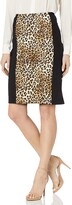Thumbnail for your product : Star Vixen Women's Knee Length Slimming Colorblock Pencil Skirt with Back Slit