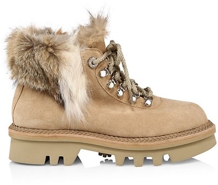 shearling hiking boots