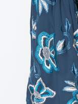 Thumbnail for your product : Josie Natori Josie embroidered sleeve peasant top