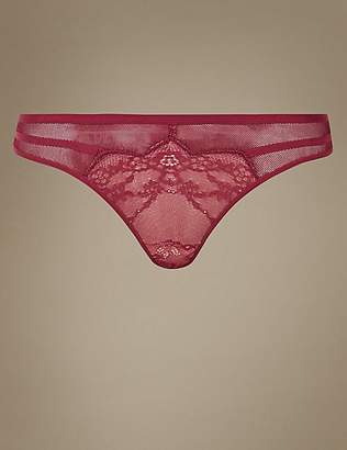 M&S Collection All Over Lace Thong