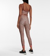 Thumbnail for your product : The Upside Leopard-print high-rise leggings