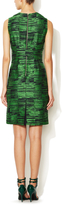 Thumbnail for your product : Calvin Klein Tavia Cotton Jacquard Belted Sheath Dress
