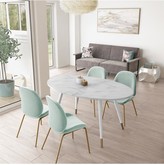 Thumbnail for your product : CosmoLiving by Cosmopolitan Amari 152 Cm Faux Marble Dining Table