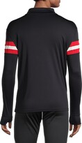 Thumbnail for your product : Perfect Moment Striped Half-Zip Sweatshirt