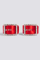 Thumbnail for your product : Na Kd Accessories Embellished Ankle Cuffs Red
