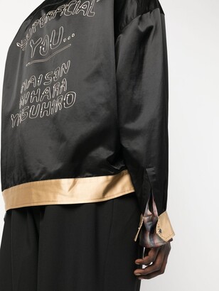 Maison Mihara Yasuhiro Colour-Block Bomber Jacket