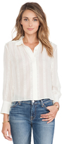 Thumbnail for your product : 7 For All Mankind Shirred Lace Cropped Blouse
