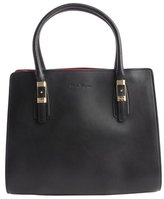 Thumbnail for your product : Ferragamo black leather medium top handle tote