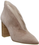 Thumbnail for your product : Office Mayor V Throat Block Heels Taupe Suede