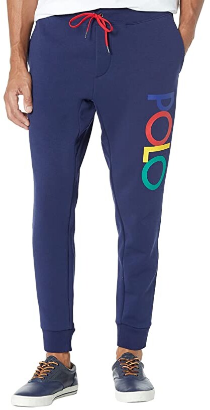Polo Ralph Lauren Logo Double Knit Jogger Pants - ShopStyle