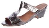 Thumbnail for your product : Rachel Comey Metallic Slide Sandals