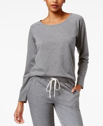 Alfani Back Lace-Panel Pajama Top, Created for Macy's