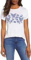 Thumbnail for your product : Lucky Brand Stripe Paisley Tee