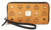 Thumbnail for your product : MCM Studded Zip Around Wristlet