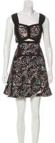 Thumbnail for your product : Self-Portrait Floral Print Sleeveless Dress w/ Tags
