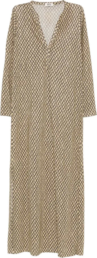 Siyu V-neck maxi dress