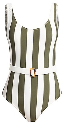 Solid And Striped The Anne-Marie Belted Swimsuit