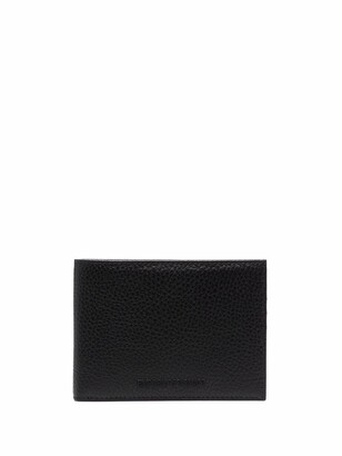Emporio Armani Pebbled Bi-Fold Wallet