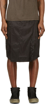 Thumbnail for your product : Rick Owens Black Hybrid Sarouel Shorts