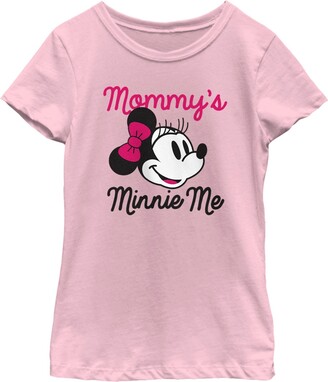 Disney Girl's Minnie Mouse Mommy's Minnie Me Portrait Child T-Shirt