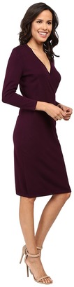 Calvin Klein Long Sleeve Mock Wrap Sweater Dress CD6W1642