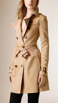 Thumbnail for your product : Burberry Skirted Cotton Gabardine Trench Coat