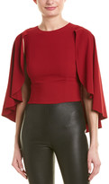 Thumbnail for your product : Alice + Olivia Babette Cape Blouse