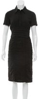 Thumbnail for your product : Burberry Silk Pleated Dress