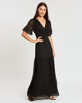 Thumbnail for your product : Atmos & Here Willow Flutter Sleeve Maxi Dress