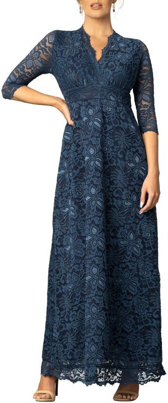 Kiyonna Maria Lace Evening Gown