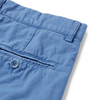 Aspesi Slim-Fit Washed Cotton-Twill Shorts