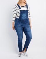 Thumbnail for your product : Charlotte Russe Plus Size Dollhouse Denim Overalls