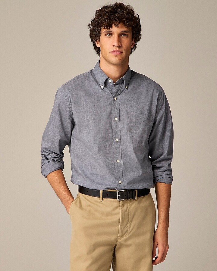 J.Crew Secret Wash cotton poplin shirt