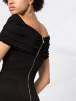 Thumbnail for your product : Balmain Off-The-Shoulder Mini Dress