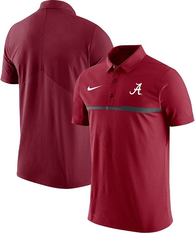Men's Nike Crimson Alabama Crimson Tide Coaches Performance Polo