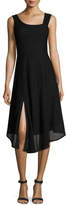Thumbnail for your product : Nanette Lepore First Mate Sleeveless Asymmetric Stretch Mesh Dress, Black