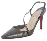 Thumbnail for your product : Christian Louboutin Suede Slingback Pumps