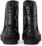 Thumbnail for your product : UGG Classic Short Ankle Boot In Metallic Suede With Black Sequins