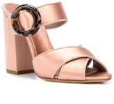 Thumbnail for your product : Tabitha Simmons Reyner buckled silk sandals