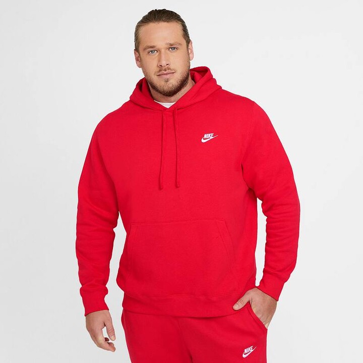Big & Tall Nike Club Pull-Over Fleece Hoodie