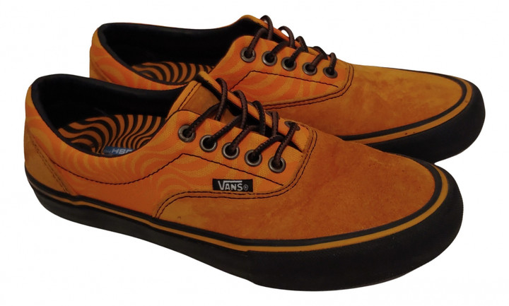 orange suede vans