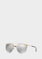 Thumbnail for your product : Versace Gold #Frenergy Pilot Sunglasses