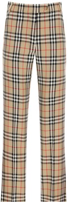 burberry checkered pants