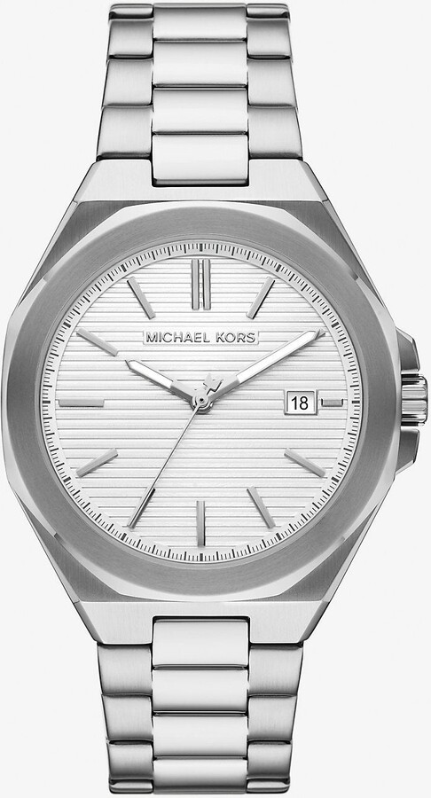 Michael Kors Outlet Callum Silver-Tone Watch