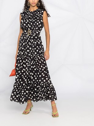 moschino polka dot dress