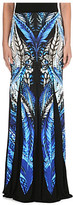 Thumbnail for your product : Roberto Cavalli Feather print maxi skirt