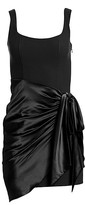 Thumbnail for your product : Cinq à Sept Waverly Satin Overlay Bodycon Dress